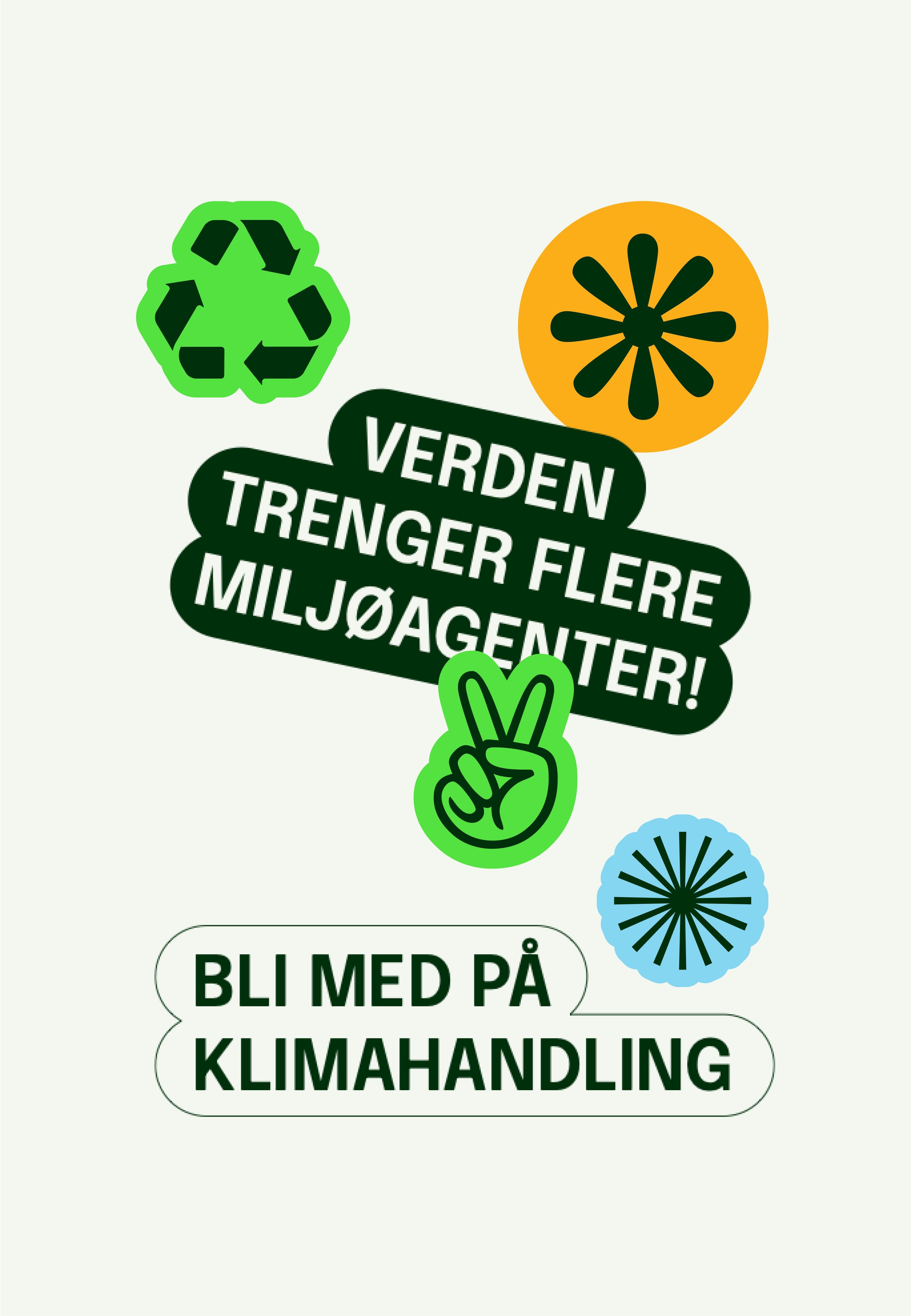 Miljøagentene stickers