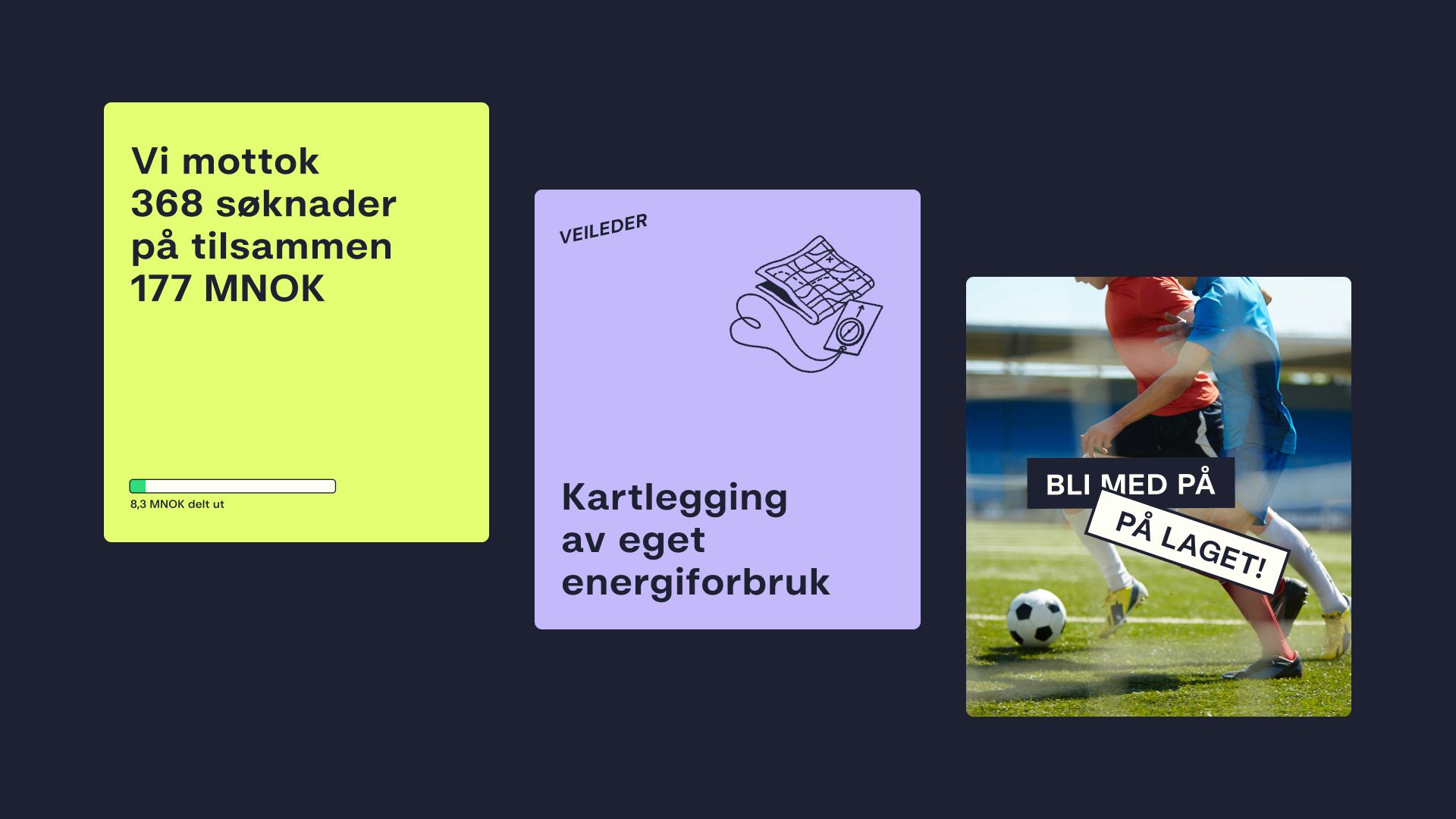 Designkomponenter for Grønt Lag