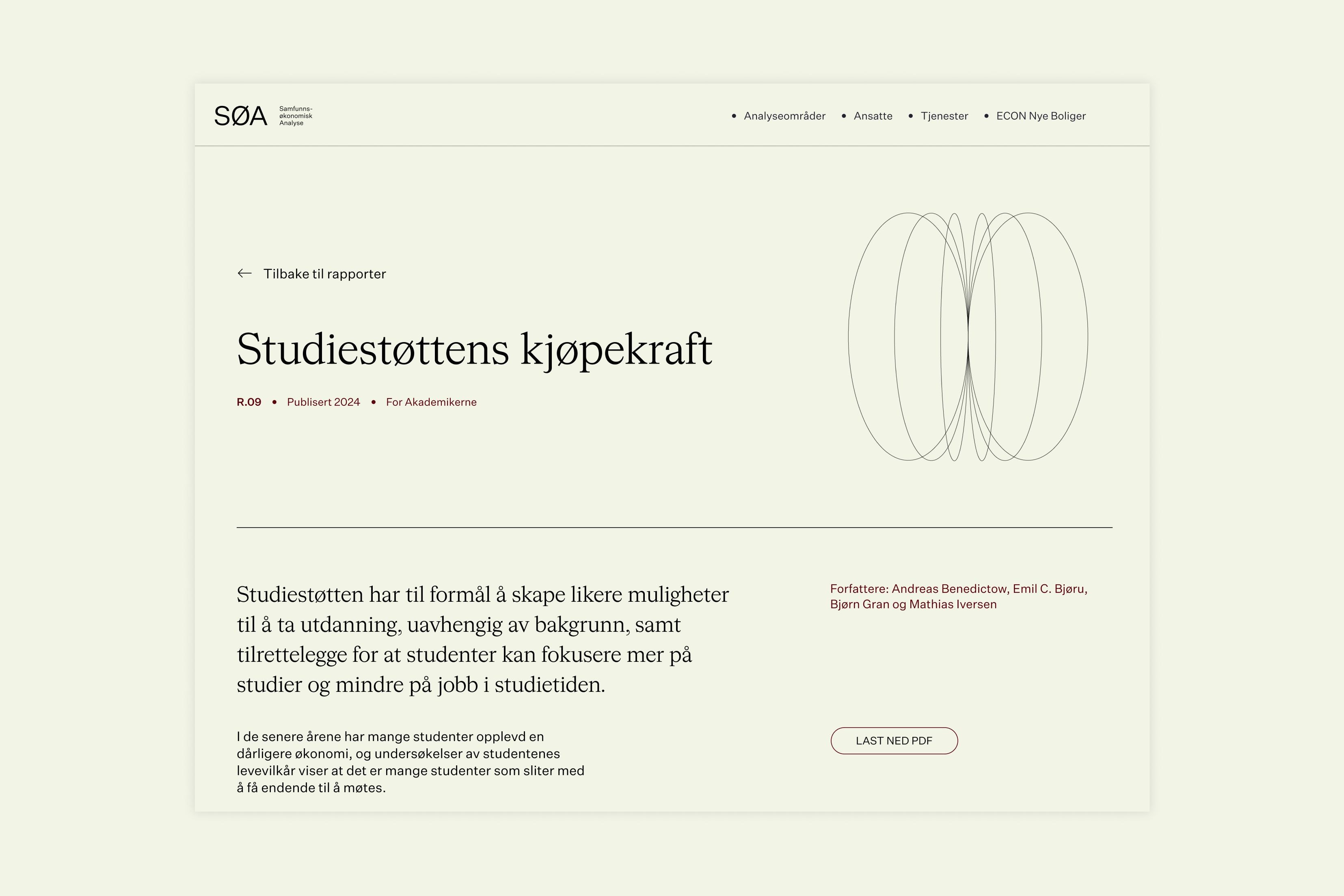 Utklipp fra SØA sin nettside